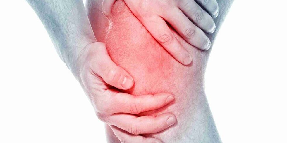 Pain in a tilted or flat knee is a sign of arthrosis of knee joint